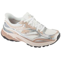 Buty sportowe Sneakersy damskie, Slip-Ins: Stamina Sport. Białe buty sportowe na co dzień damskie Skechers, bez wzorów, trekkingowe. Za 429.99 zł.