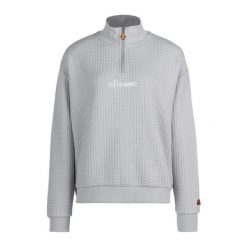 Bluza polarowa damska Ellesse Polar Catic 1/2 Zip Track. Szare bluzy bez kaptura damskie Ellesse, m, z polaru. Za 159.99 zł.