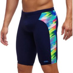 Spodenki do pływania Jammery Funky Trunks Streaky Strokes. Niebieskie kąpielówki męskie FUNKY TRUNKS, m, bez wzorów, do pływania. Za 219.00 zł.
