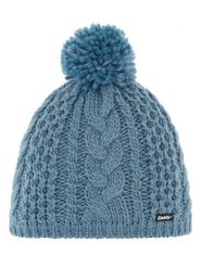 Eisbär Czapka "Afra Pompon" w kolorze błękitnym rozmiar: onesize. Niebieskie czapki zimowe damskie Eisbar, z wełny. Za 104.95 zł.