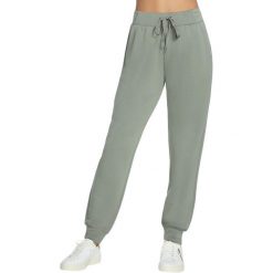 Spodnie damskie Skechers Elevate Jogger. Zielone spodnie dresowe damskie Skechers, z syntetyku, na fitness i siłownię. Za 390.00 zł.