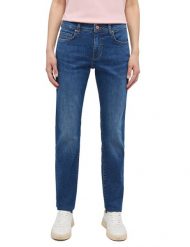 Damskie Spodnie jeansowe Mustang Style Crosby Relaxed Slim Denim Blue 1014314 5000 682. Niebieskie spodnie materiałowe damskie Mustang, bez wzorów, z denimu. Za 219.99 zł.
