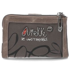 Brązowy Średni Portfel Damski Anekke Dreamverse. Brązowe portfele damskie Anekke, bez wzorów. Za 179.00 zł.