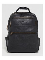 Maison héritage PARIS Skórzany plecak "Gio" w kolorze czarnym - 30 x 38 x 15 cm rozmiar: onesize. Czarne plecaki damskie maison héritage PARIS, bez wzorów, z materiału. Za 590.20 zł.