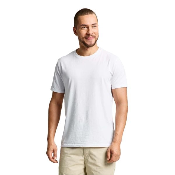 T-Shirt Slam Deck Dorosłych. Białe t-shirty męskie SLAM, l, bez wzorów, z bawełny, bez kołnierzyka. Za 153.10 zł.