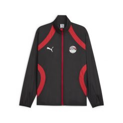 Męska kurtka przedmeczowa Egipt PUMA. Czarne kurtki męskie Puma, l, bez wzorów, bez kaptura. Za 399.00 zł.