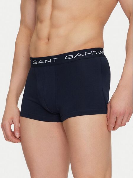 Gant Komplet bokserek 900023003 Granatowy. Niebieskie bokserki męskie Gant, bez wzorów, z bawełny. Za 177.99 zł.
