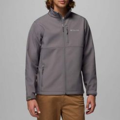 Męska kurtka Columbia Ascender Softshell J 1556534023. Szare kurtki softshell damskie Columbia, m, bez wzorów, z jeansu, bez kaptura. Za 450.88 zł.