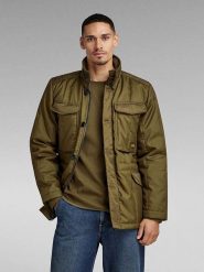 G-Star Kurtka przejściowa w kolorze khaki rozmiar: L. Brązowe kurtki męskie G-Star, l, bez wzorów, retro, bez kaptura. Za 311.85 zł.