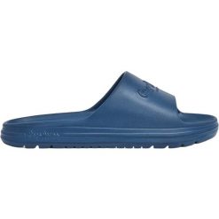 Klapki Pepe Jeans Beach Slide M P, Mężczyźni. Niebieskie klapki i japonki męskie Pepe Jeans, z jeansu. Za 190.00 zł.