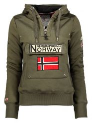 Geographical Norway Bluza "Gymclass" w kolorze khaki rozmiar: M. Brązowe bluzy z kapturem męskie Geographical Norway, m. Za 134.53 zł.