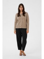 KAFFE curve Spodnie "Merla" w kolorze czarnym rozmiar: 50. Czarne spodnie materiałowe damskie KAFFE curve, bez wzorów, z materiału. Za 217.99 zł.