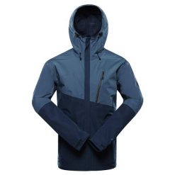 Kurtka męska turystyczna wodoodporna 10.000 Norem 3. Szare kurtki męskie Alpine Pro, m, bez wzorów, sportowe, bez kaptura. W wyprzedaży za 729.00 zł.