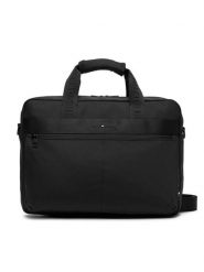 Tommy Hilfiger Torba na laptopa Th Commuter Computer Bag AM0AM13612 Czarny. Czarne torby na laptopa damskie Tommy Hilfiger, bez wzorów, z materiału. Za 349.99 zł.