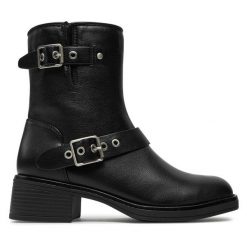 Botki Call It Spring. Czarne botki damskie Call It Spring, bez obcasa, na płaskiej podeszwie, bez zapięcia. Za 309.99 zł.