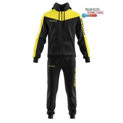 Givova Roma dres z kapturem Polarfleece 4XS. Czarne spodnie dresowe damskie Givova, xs, bez wzorów, z dresówki. Za 242.99 zł.