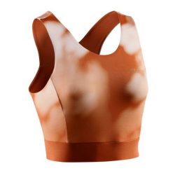 Crop Top do biegania damski CEP Bloom bezszwowy. Brązowe topy damskie CEP, m, bez wzorów, bez kołnierzyka. Za 179.00 zł.