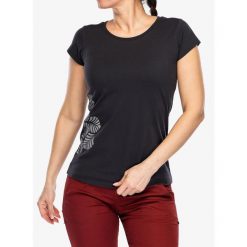 Koszulka wspinaczkowa damska Ocun Classic T Leafs. Szare bluzki sportowe damskie Ocun, bez wzorów, bez ramiączek. Za 116.99 zł.