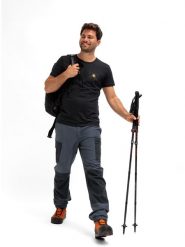 Maier Sports Spodnie funkcyjne "Stoneflex" w kolorze granatowym rozmiar: 48. Niebieskie spodnie materiałowe męskie Maier Sports, bez wzorów, sportowe. Za 289.88 zł.