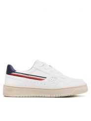 Tommy Hilfiger Sneakersy Stripes Low Cut Lace-Up Sneaker T3X9-32848-1355 S Biały. Białe buty sportowe chłopięce Tommy Hilfiger, bez wzorów, ze skóry, bez zapięcia. Za 399.99 zł.