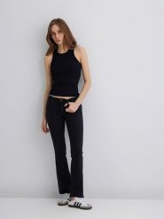 MAVI Dżinsy "Bella" - Flared fit - w kolorze czarnym rozmiar: W29/L32. Czarne jeansy damskie MAVI. Za 134.95 zł.