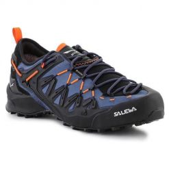 Buty trekkingowe męskie Salewa MS Wildfire Edge Gtx. Niebieskie buty trekkingowe męskie Salewa, z gumy, bez zapięcia, trekkingowe. Za 1,023.00 zł.
