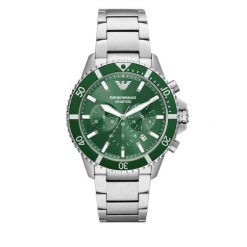 Zegarek Emporio Armani. Szare zegarki męskie Emporio Armani, srebrne. Za 1,419.00 zł.