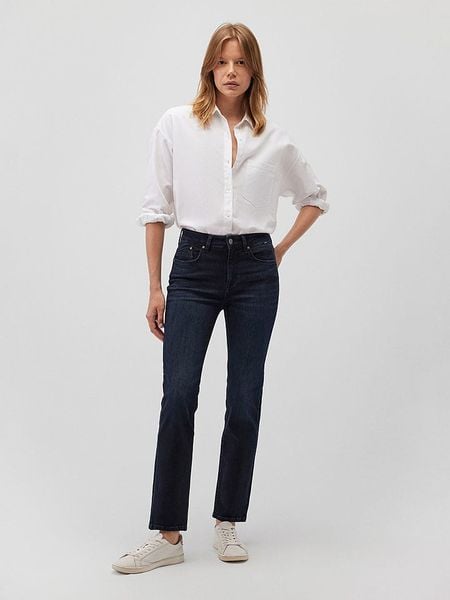 MAVI Dżinsy "Kendra" - Slim fit - w kolorze granatowym rozmiar: W30/L30. Niebieskie jeansy damskie MAVI. Za 149.95 zł.
