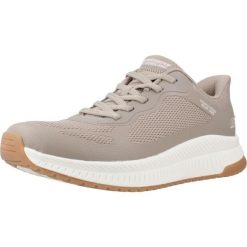 Buty SKECHERS BOBS SQUAD 4 STAPLE LOOK Jasnobrązowy. Brązowe obuwie trekkingowe damskie Skechers. Za 368.99 zł.
