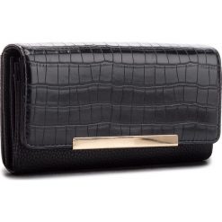 Portfele ACCCESSORIES 1W1-016-AW18. Czarne portfele damskie ACCCESSORIES, bez wzorów, ze skóry ekologicznej. Za 59.99 zł.