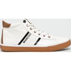 Big Star - Trampki. Białe trampki i tenisówki męskie Big Star, bez wzorów, z gumy, bez zapięcia. W wyprzedaży za 79.90 zł.