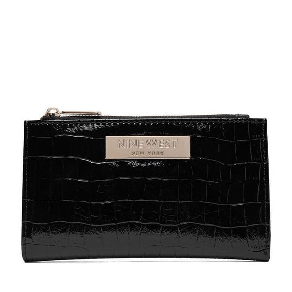 Portfel Nine West. Czarne portfele damskie Nine West, bez wzorów. Za 79.99 zł.