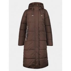 Kurtka Damska Luhta Heinis. Brązowe kurtki damskie Luhta, bez wzorów, z puchu, bez kaptura. Za 1,199.00 zł.