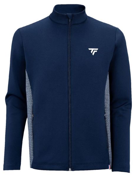 Bluza tenisowa męska Tecnifibre Tour. Niebieskie bluzy z kapturem męskie TECNIFIBRE, l, z materiału. Za 599.00 zł.