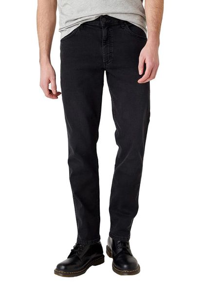 Wrangler Dżinsy - Slim fit - w kolorze czarnym rozmiar: W30/L34. Czarne jeansy męskie Wrangler. Za 195.45 zł.