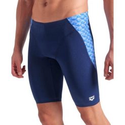 Jammery Arena Monogram Navy - spodenki do kolan do pływania. Niebieskie kąpielówki męskie Arena, m, bez wzorów, do pływania. Za 159.99 zł.