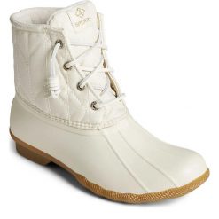 Damskie buty zimowe Sperry Saltwater SeaCycled Ivory White. Białe trapery damskie 47 Brand, z gumy, bez obcasa. Za 257.99 zł.