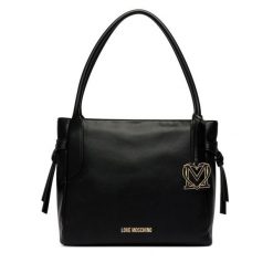 Torebka LOVE MOSCHINO. Czarne torebki klasyczne damskie Love Moschino, bez wzorów, bez dodatków. Za 1,059.00 zł.