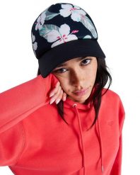 Czapka Trucker dla Kobiety BEAUTIFUL MORNING Czarny. Czarne czapki z daszkiem damskie Roxy, bez wzorów, z materiału. Za 83.99 zł.