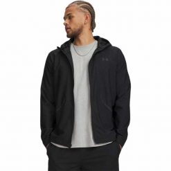 Bluza Mężczyzna UNDER ARMOUR UA Unstoppable Woven. Czarne bluzy z kapturem męskie Under Armour, m, z elastanu. Za 544.55 zł.