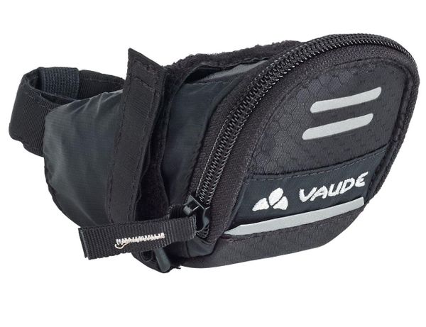 Torba rowerowa Vaude Tube Bag podsiodłowa. Czarne torebki klasyczne damskie Vaude, bez wzorów, z materiału, małe, bez dodatków. Za 163.95 zł.