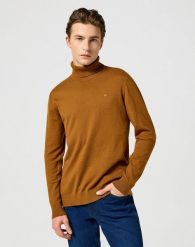 WRANGLER MĘSKI SWETER TURTLENECK MONKS ROBE 112357293 W8D8017427. Swetry męskie Wrangler, m, bez wzorów, bez kołnierzyka. Za 199.99 zł.
