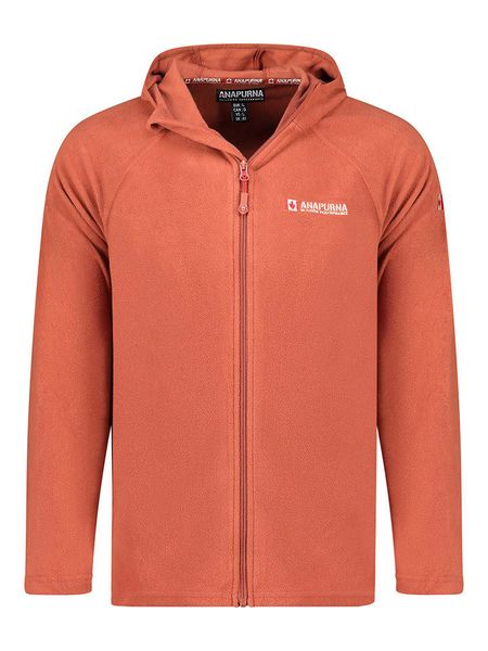 ANAPURNA Kurtka polarowa "Tugoodana" w kolorze pomarańczowym rozmiar: XL. Pomarańczowe kurtki męskie ANAPURNA, xl, bez wzorów, z polaru, bez kaptura. Za 86.99 zł.
