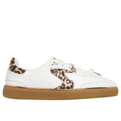 Buty sportowe damskie Skechers Hotshot Leopard Fame. Białe buty sportowe na co dzień damskie Skechers, z aplikacjami, z gumy. Za 260.00 zł.