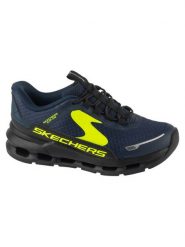 Skechers Sneakersy Slip-ins Glide-Step Plus-Vista-Lane Granatowy. Niebieskie trampki i tenisówki chłopięce Skechers, bez wzorów, bez zapięcia. Za 269.99 zł.