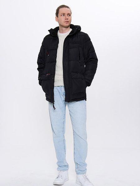 CANADA weather gear Kurtka zimowa w kolorze czarnym rozmiar: M. Czarne kurtki męskie CANADA weather gear, na zimę, m, bez wzorów, bez kaptura. Za 291.51 zł.