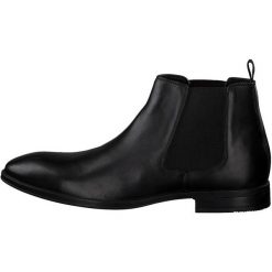 S.Oliver męskie buty za kostkę, 44, czarne. Czarne buty wizytowe męskie S.Oliver, ze skóry, bez zapięcia. W wyprzedaży za 251.00 zł.