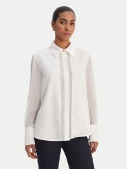 Fracomina Koszula FY26ST6041W41201 Écru Regular Fit. Koszule damskie Fracomina, l, bez wzorów, z syntetyku, biznesowe, bez kołnierzyka, bez ramiączek. Za 479.99 zł.