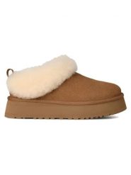 UGG Skórzane botki "Tazzelle" w kolorze jasnobrązowym rozmiar: 39. Brązowe botki damskie Ugg, ze skóry, bez obcasa, bez zapięcia. Za 543.90 zł.