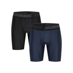 Spodenki na szelkach Hummel TE Topaz (x2). Czarne szorty męskie HUMMEL, s, z dżerseju, na fitness i siłownię. Za 283.00 zł.